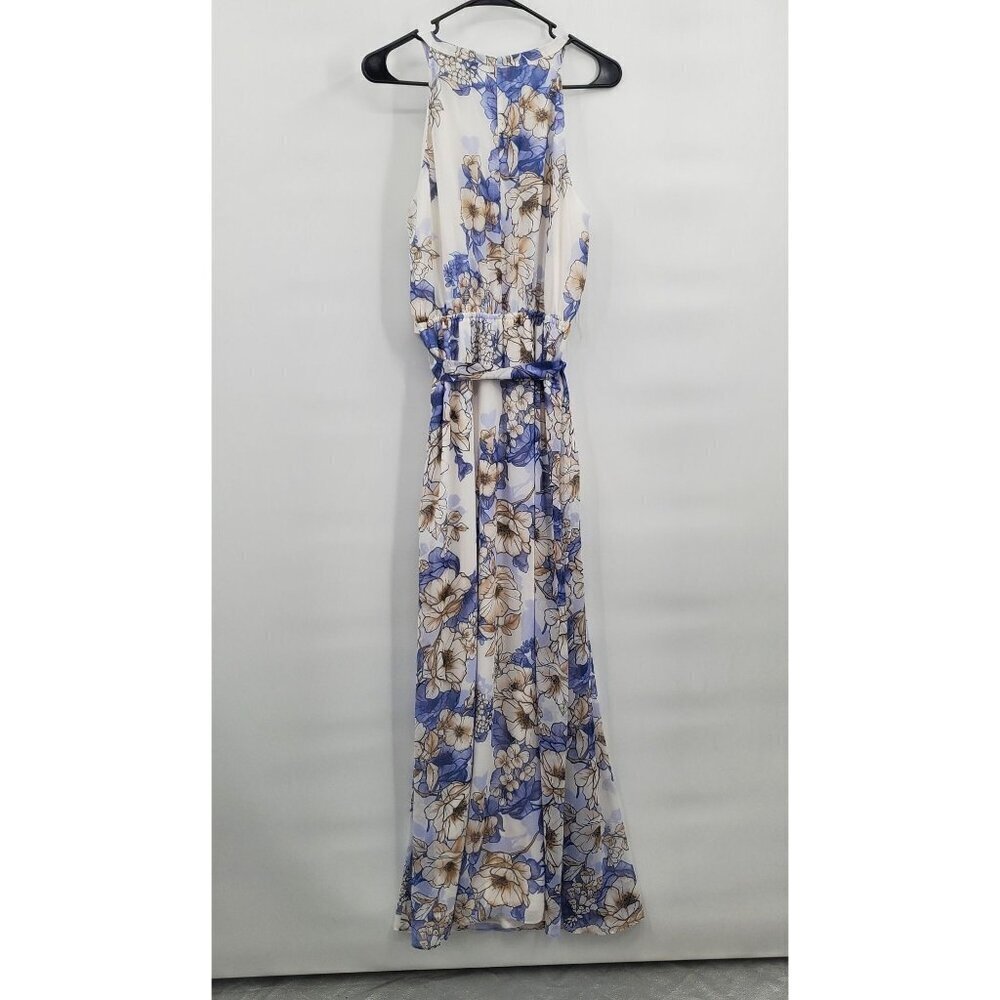 Nine West Pleated Bodice with Shirring Maxi Dress Women Size 10 NWT Sleeveless - Picture 9 of 11